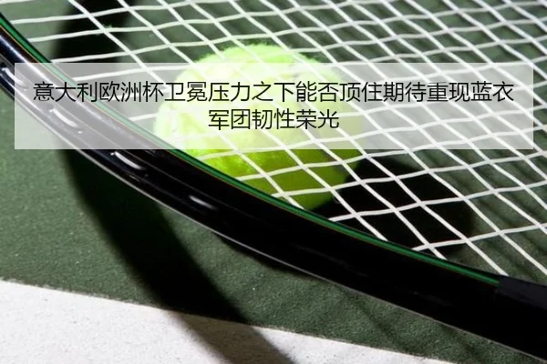 意大利欧洲杯卫冕压力之下能否顶住期待重现蓝衣军团韧性荣光 - kaiyun